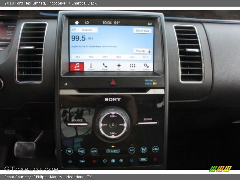Ingot Silver / Charcoal Black 2018 Ford Flex Limited