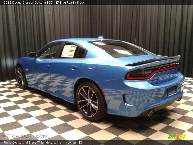 B5 Blue Pearl / Black 2018 Dodge Charger Daytona 392