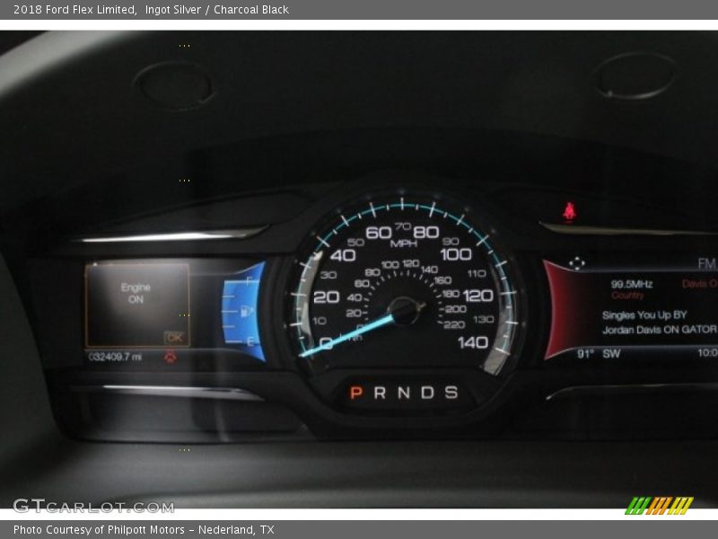Ingot Silver / Charcoal Black 2018 Ford Flex Limited