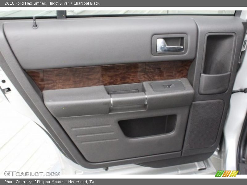 Ingot Silver / Charcoal Black 2018 Ford Flex Limited