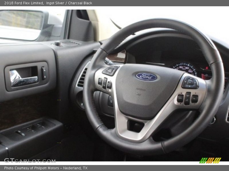Ingot Silver / Charcoal Black 2018 Ford Flex Limited