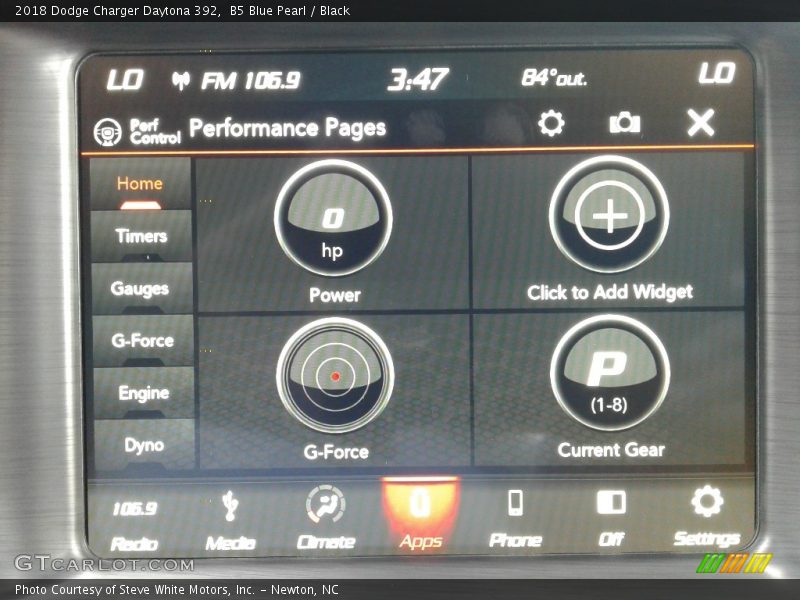 B5 Blue Pearl / Black 2018 Dodge Charger Daytona 392