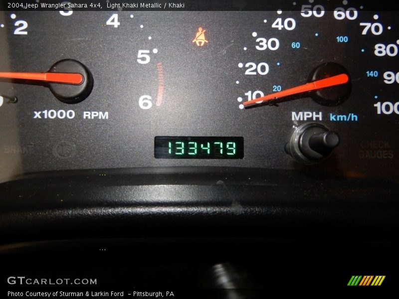 Light Khaki Metallic / Khaki 2004 Jeep Wrangler Sahara 4x4
