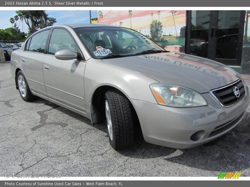 Sheer Silver Metallic / Frost 2003 Nissan Altima 2.5 S