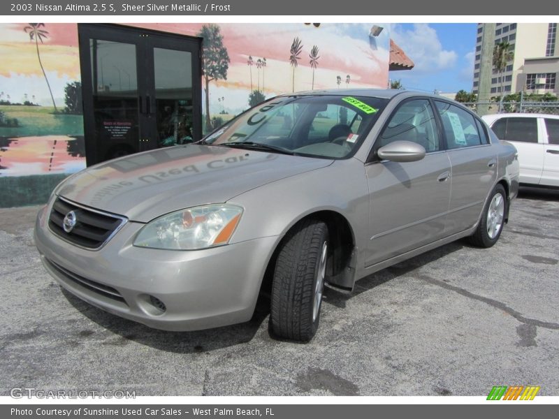 Sheer Silver Metallic / Frost 2003 Nissan Altima 2.5 S