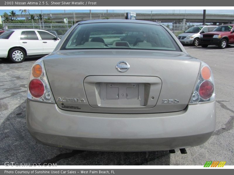 Sheer Silver Metallic / Frost 2003 Nissan Altima 2.5 S