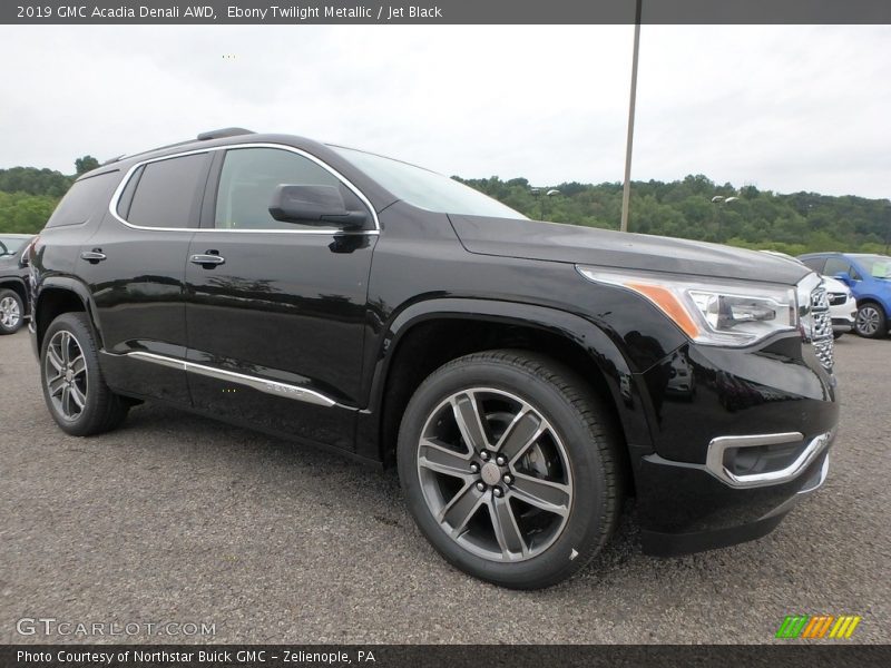 Ebony Twilight Metallic / Jet Black 2019 GMC Acadia Denali AWD