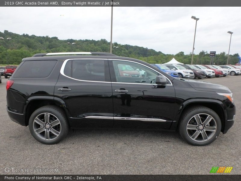 Ebony Twilight Metallic / Jet Black 2019 GMC Acadia Denali AWD