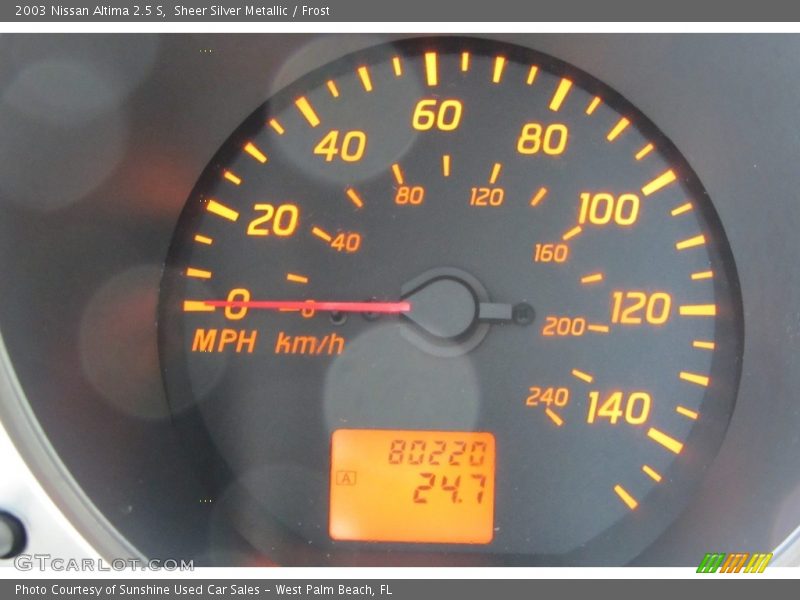 Sheer Silver Metallic / Frost 2003 Nissan Altima 2.5 S