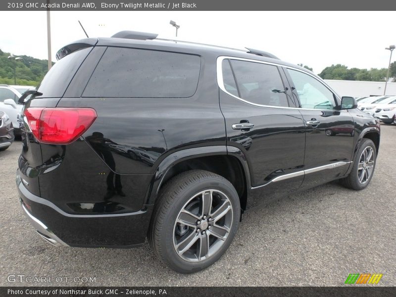 Ebony Twilight Metallic / Jet Black 2019 GMC Acadia Denali AWD