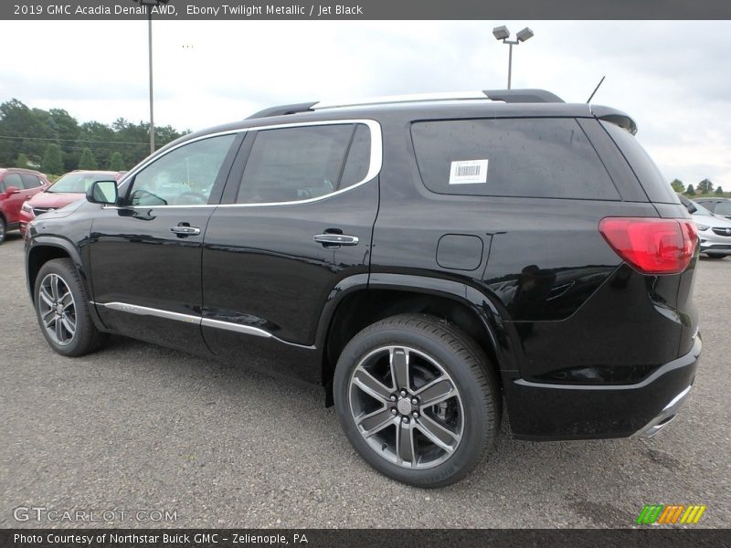 Ebony Twilight Metallic / Jet Black 2019 GMC Acadia Denali AWD