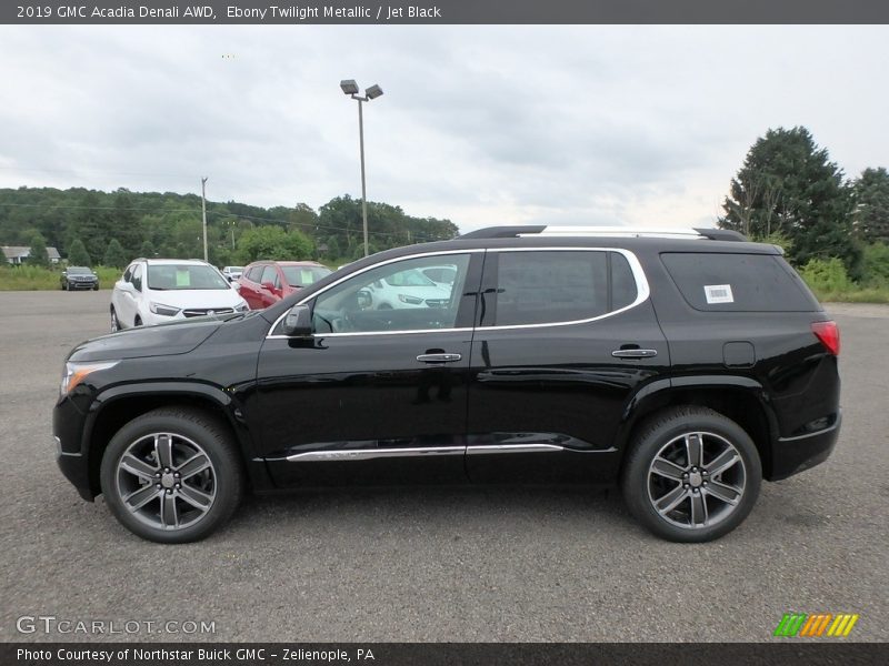 Ebony Twilight Metallic / Jet Black 2019 GMC Acadia Denali AWD