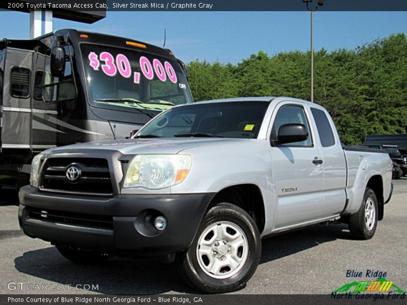 Silver Streak Mica / Graphite Gray 2006 Toyota Tacoma Access Cab
