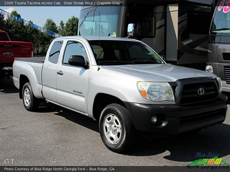 Silver Streak Mica / Graphite Gray 2006 Toyota Tacoma Access Cab