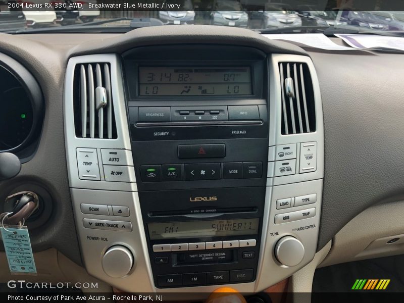 Breakwater Blue Metallic / Ivory 2004 Lexus RX 330 AWD