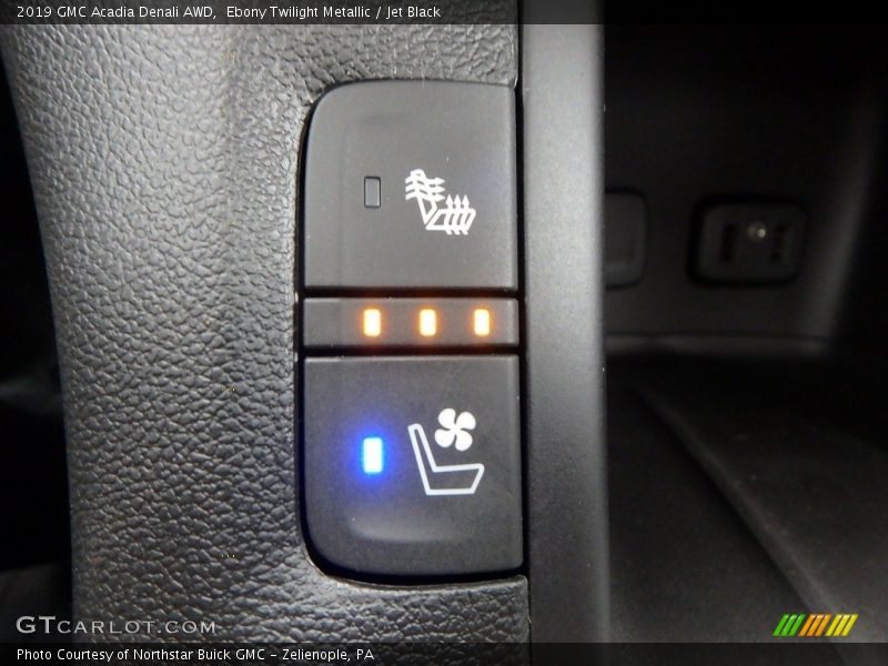 Ebony Twilight Metallic / Jet Black 2019 GMC Acadia Denali AWD