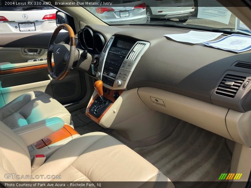 Breakwater Blue Metallic / Ivory 2004 Lexus RX 330 AWD