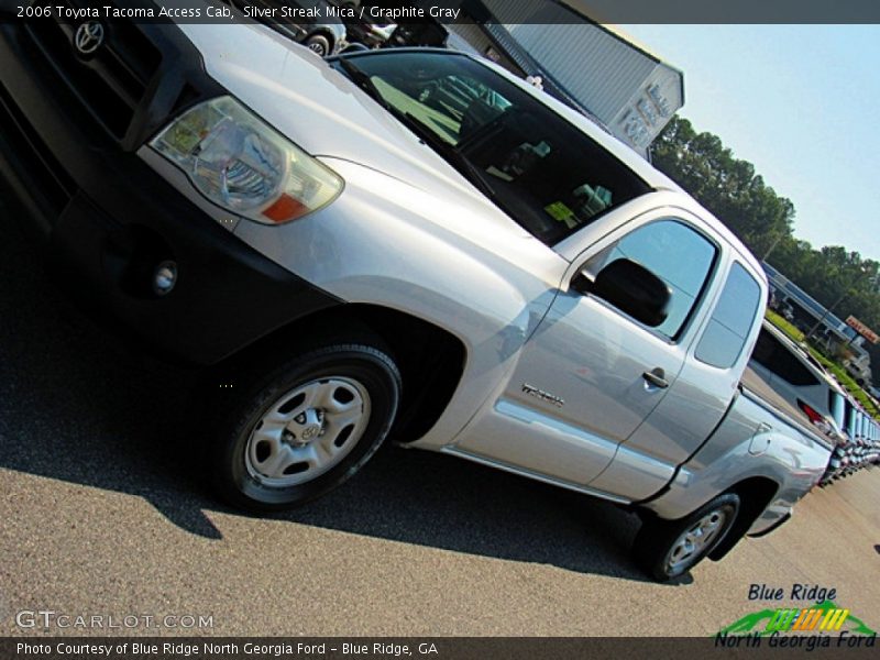 Silver Streak Mica / Graphite Gray 2006 Toyota Tacoma Access Cab