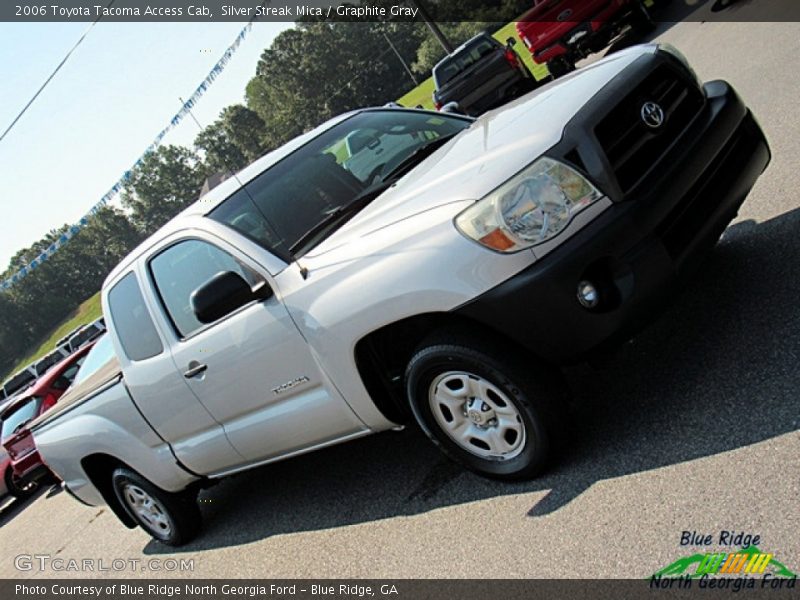Silver Streak Mica / Graphite Gray 2006 Toyota Tacoma Access Cab