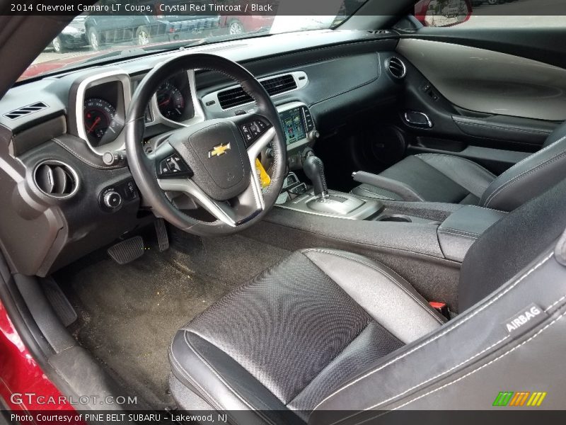 Crystal Red Tintcoat / Black 2014 Chevrolet Camaro LT Coupe