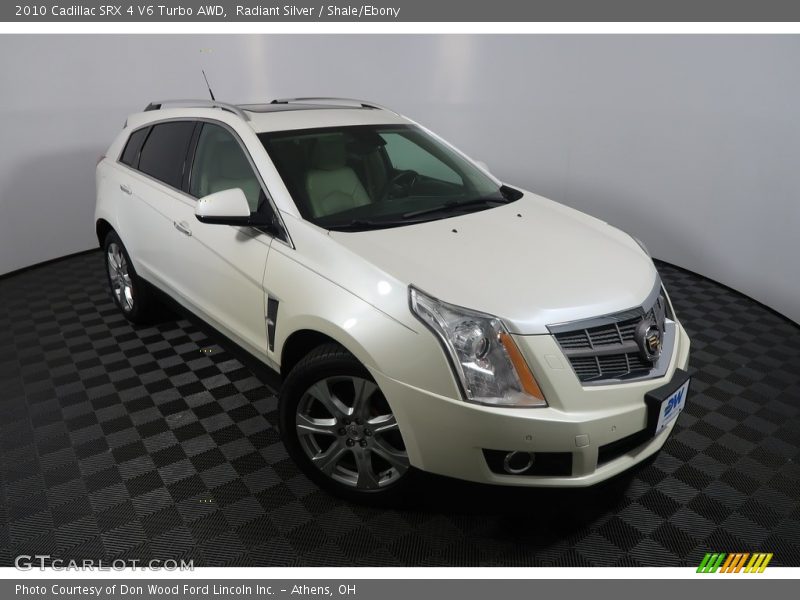 Radiant Silver / Shale/Ebony 2010 Cadillac SRX 4 V6 Turbo AWD