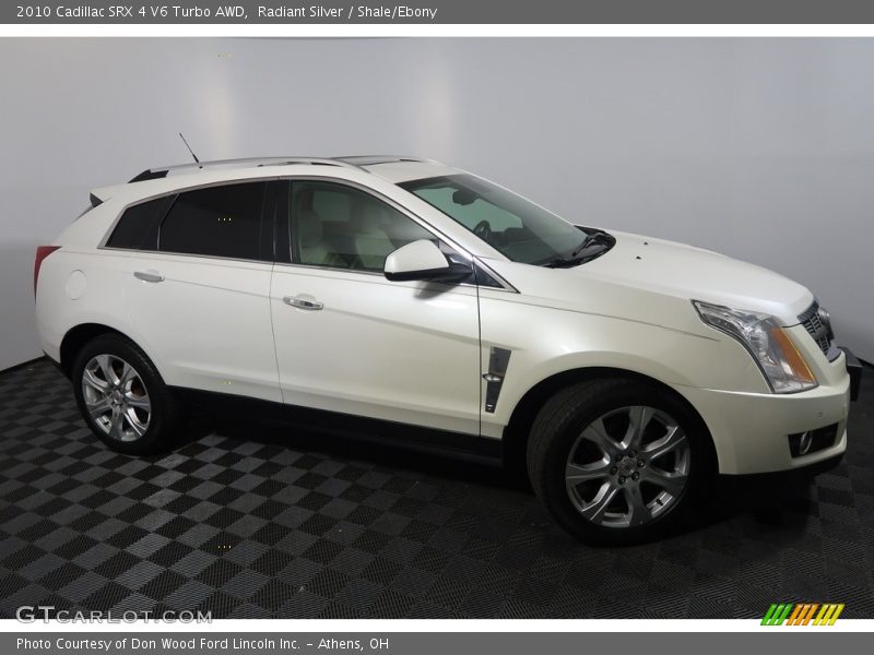 Radiant Silver / Shale/Ebony 2010 Cadillac SRX 4 V6 Turbo AWD
