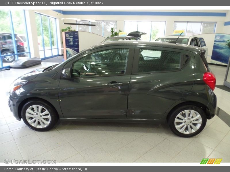 Nightfall Gray Metallic / Jet Black 2017 Chevrolet Spark LT