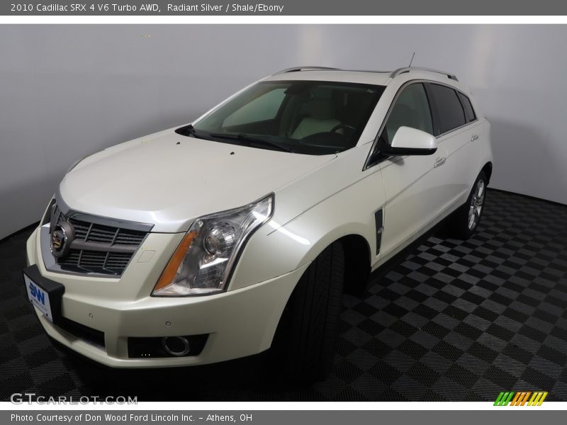Radiant Silver / Shale/Ebony 2010 Cadillac SRX 4 V6 Turbo AWD