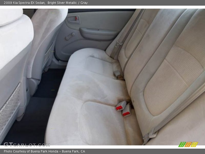 Bright Silver Metallic / Gray 2009 Kia Spectra EX Sedan