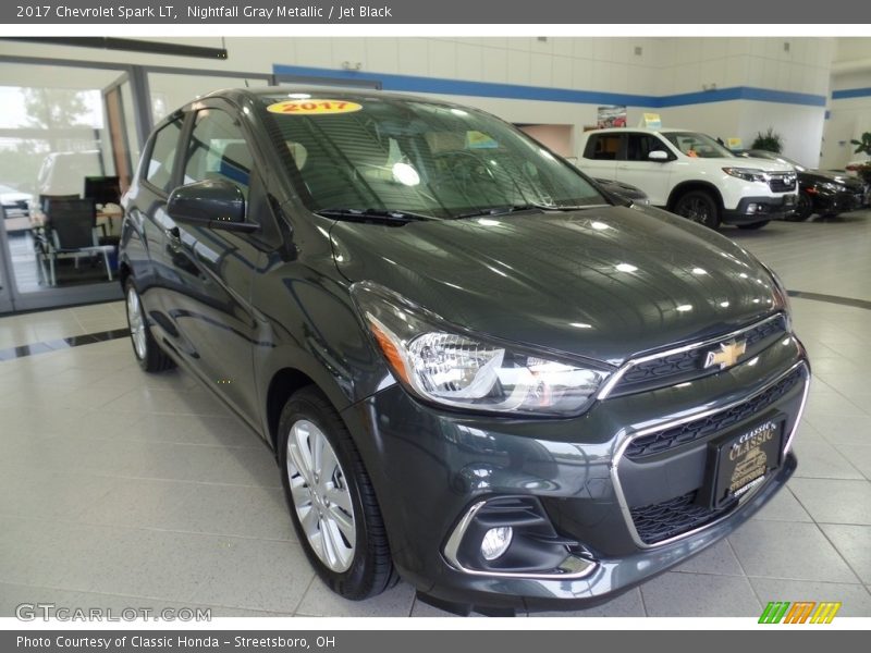 Nightfall Gray Metallic / Jet Black 2017 Chevrolet Spark LT