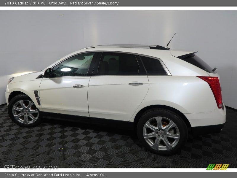 Radiant Silver / Shale/Ebony 2010 Cadillac SRX 4 V6 Turbo AWD