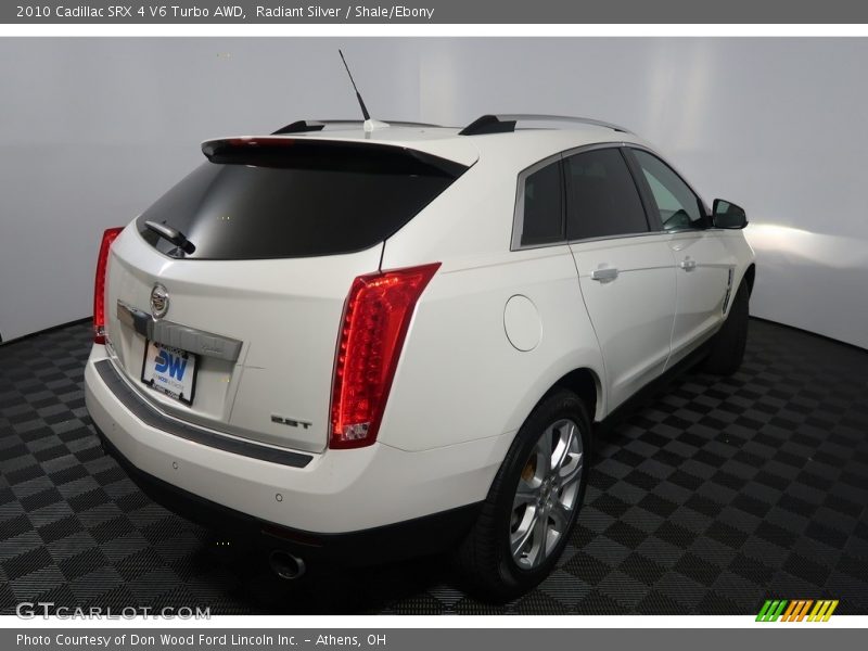 Radiant Silver / Shale/Ebony 2010 Cadillac SRX 4 V6 Turbo AWD