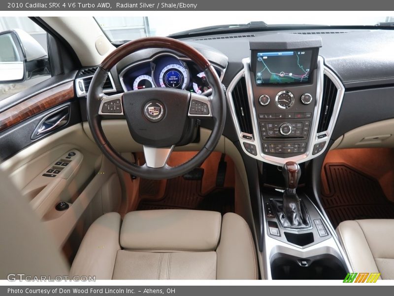 Radiant Silver / Shale/Ebony 2010 Cadillac SRX 4 V6 Turbo AWD