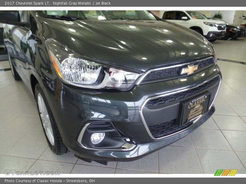 Nightfall Gray Metallic / Jet Black 2017 Chevrolet Spark LT