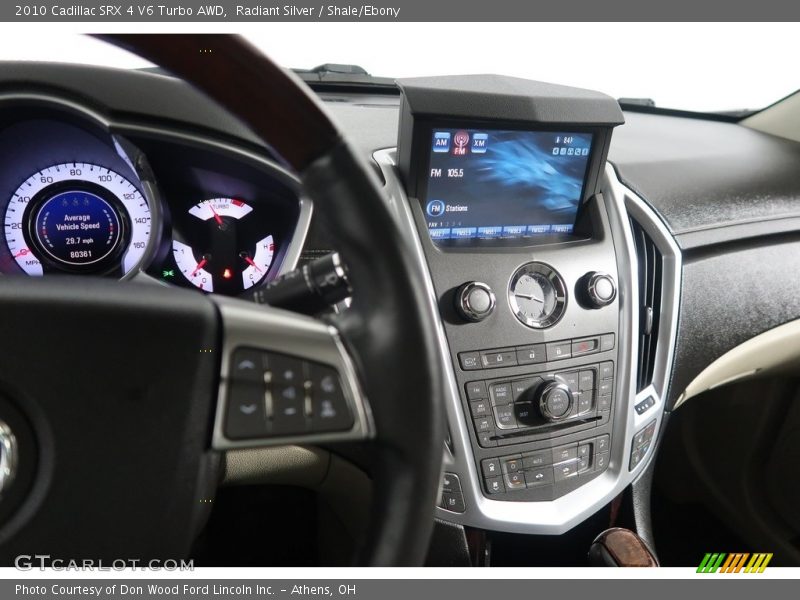 Radiant Silver / Shale/Ebony 2010 Cadillac SRX 4 V6 Turbo AWD