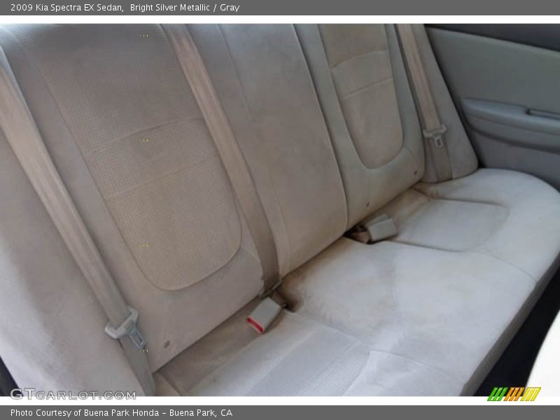Bright Silver Metallic / Gray 2009 Kia Spectra EX Sedan