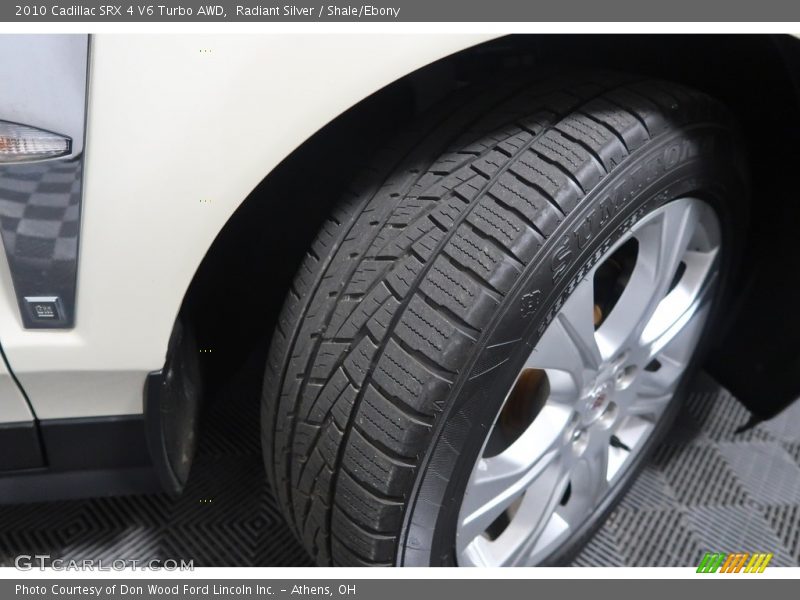 Radiant Silver / Shale/Ebony 2010 Cadillac SRX 4 V6 Turbo AWD