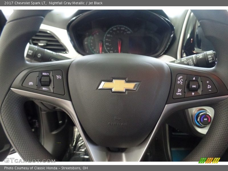 Nightfall Gray Metallic / Jet Black 2017 Chevrolet Spark LT