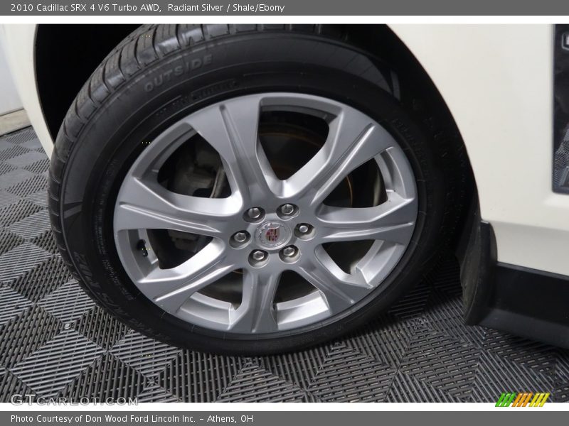 Radiant Silver / Shale/Ebony 2010 Cadillac SRX 4 V6 Turbo AWD
