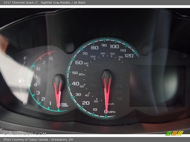 Nightfall Gray Metallic / Jet Black 2017 Chevrolet Spark LT