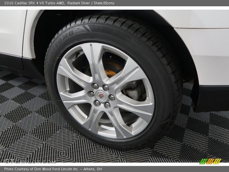 Radiant Silver / Shale/Ebony 2010 Cadillac SRX 4 V6 Turbo AWD