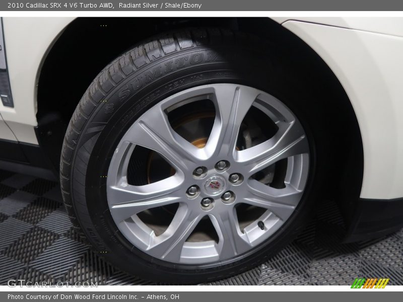 Radiant Silver / Shale/Ebony 2010 Cadillac SRX 4 V6 Turbo AWD