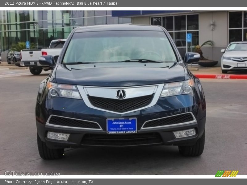 Bali Blue Pearl / Taupe 2012 Acura MDX SH-AWD Technology