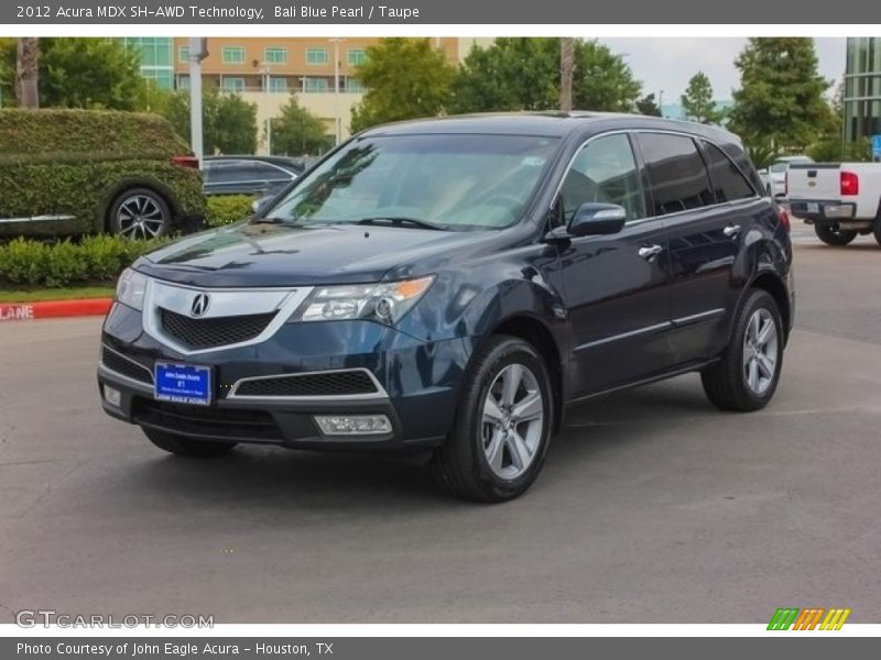 Bali Blue Pearl / Taupe 2012 Acura MDX SH-AWD Technology