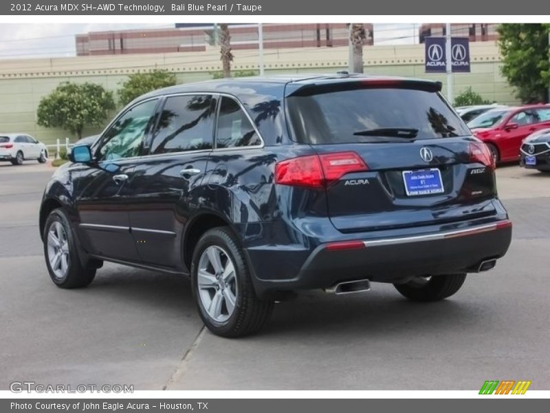 Bali Blue Pearl / Taupe 2012 Acura MDX SH-AWD Technology
