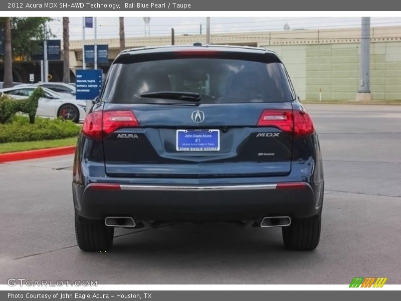 Bali Blue Pearl / Taupe 2012 Acura MDX SH-AWD Technology
