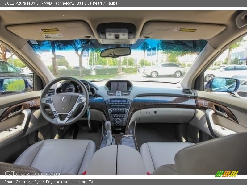 Bali Blue Pearl / Taupe 2012 Acura MDX SH-AWD Technology