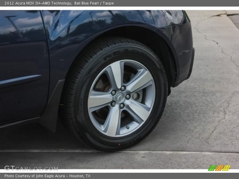 Bali Blue Pearl / Taupe 2012 Acura MDX SH-AWD Technology