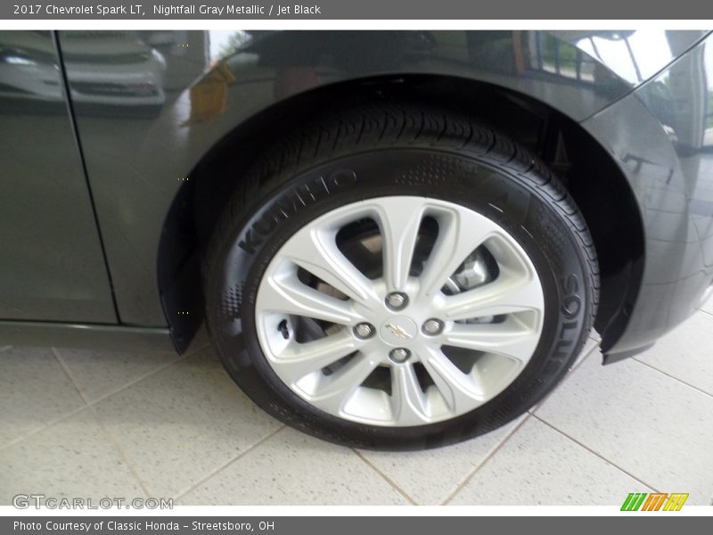 Nightfall Gray Metallic / Jet Black 2017 Chevrolet Spark LT