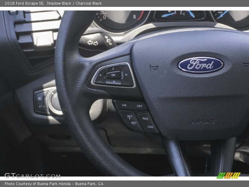 Shadow Black / Charcoal Black 2018 Ford Escape SE